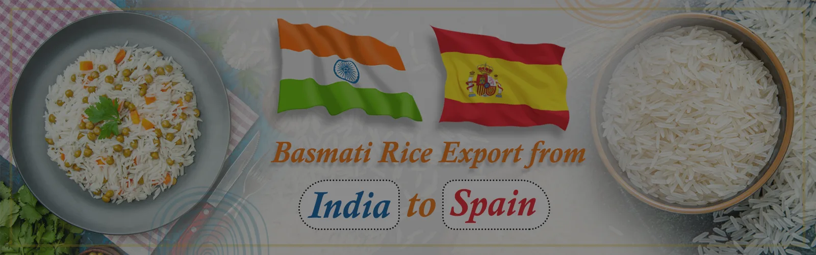 Rice export from India to Spain