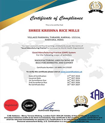 GMP Certificate